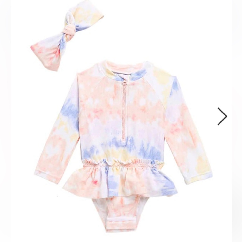Jessica Simpson Long Sleeve Tie Dye Suit